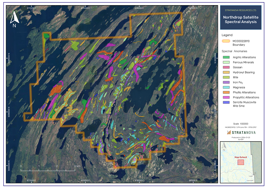Completed Spectral Analysis Map